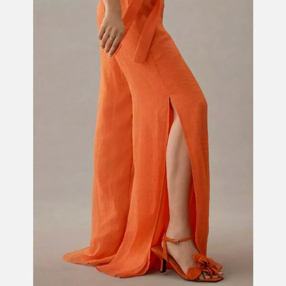 Brand new Hutch Shimmery Orange One-piece Jumpsuit - Picture 5 of 16